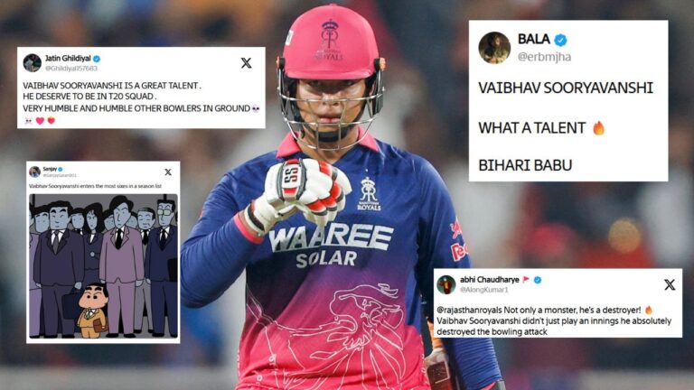 Internet Bows Down To Vaibhav Sooryavanshi After 29-Ball 97 Madness In IPL Elimi – वैभव सूर्यवंशी का तूफानी प्रदर्शन: आईपीएल एलिमिनेटर में 29 गेंदों में 97 रनों की आतिशी पारी