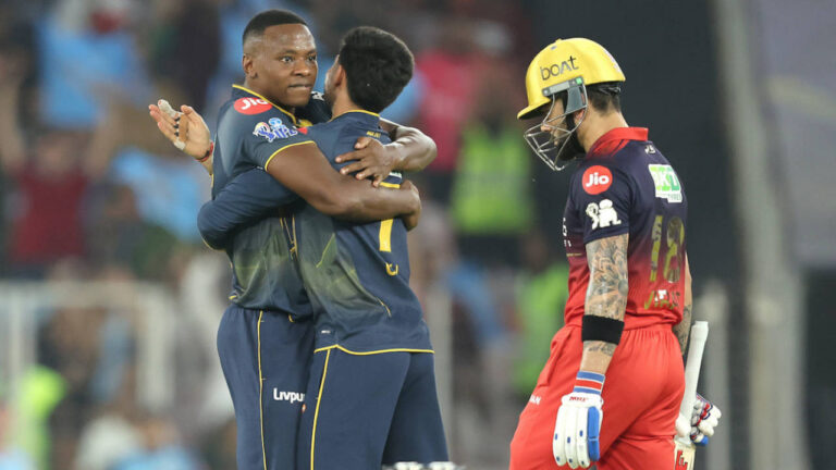 Solid RCB, surging GT clash for direct final ticket